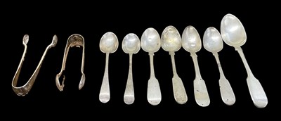 Lot 1279 - A set of three Victorian hallmarked silver...