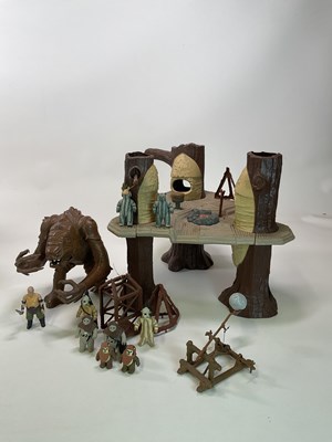 Lot 322 - STAR WARS EWOK VILLAGE; together with Rancour...