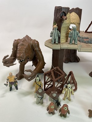 Lot 322 - STAR WARS EWOK VILLAGE; together with Rancour...