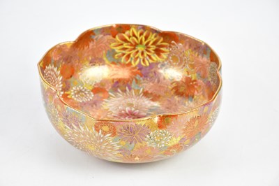 Lot 1280 - A Japanese Meiji period Satsuma bowl, finely...