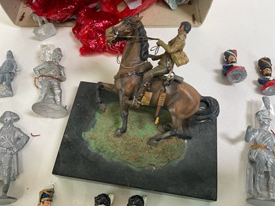 Lot 73 - A collection of diecast Napoleonic troops,...