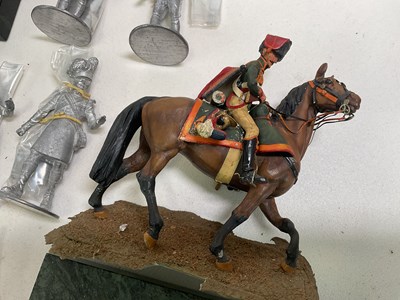 Lot 73 - A collection of diecast Napoleonic troops,...