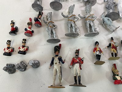 Lot 73 - A collection of diecast Napoleonic troops,...