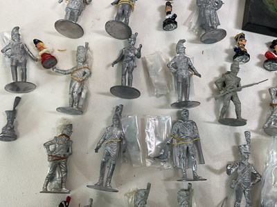 Lot 73 - A collection of diecast Napoleonic troops,...