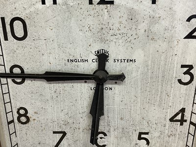 Lot 1342 - SMITHS; English Clock Systems London square...