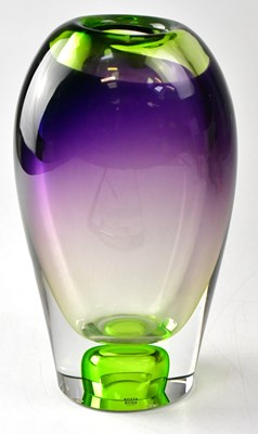 Lot 387 - GORAN WARFF FOR KOSTA BODA; a 'Vision' vase in...