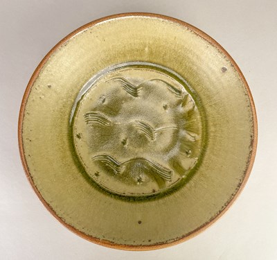 Lot 599 - PHIL ROGERS (1951-2020); a stoneware dish...