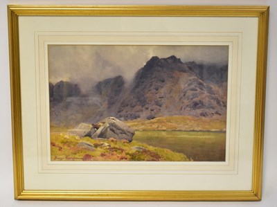 Lot 491 - GEORGE COCKRAM RI (1861-1950); watercolour, a...