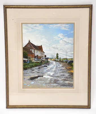 Lot 485 - MARGARET GLASS PS (born 1950); two pastels,...