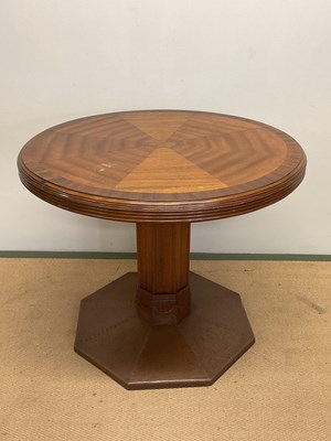 Lot 740 - A Danish Arts and Crafts centre table with a...