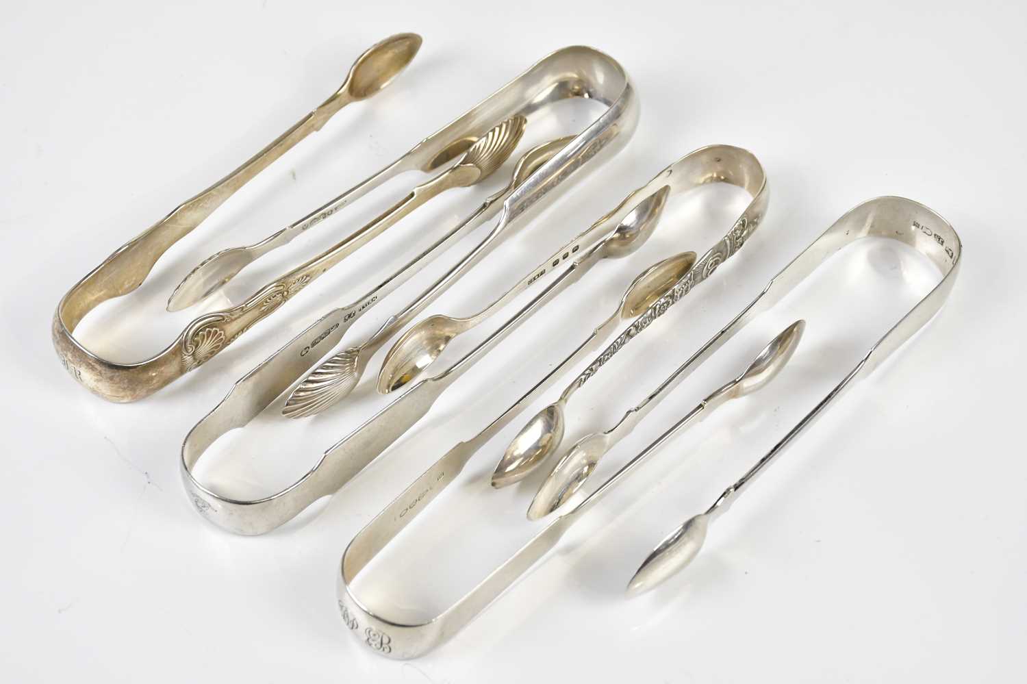 Lot 2248 - JOHN SMYTH; a set of Victorian hallmarked...