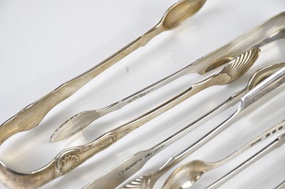 Lot 2248 - JOHN SMYTH; a set of Victorian hallmarked...