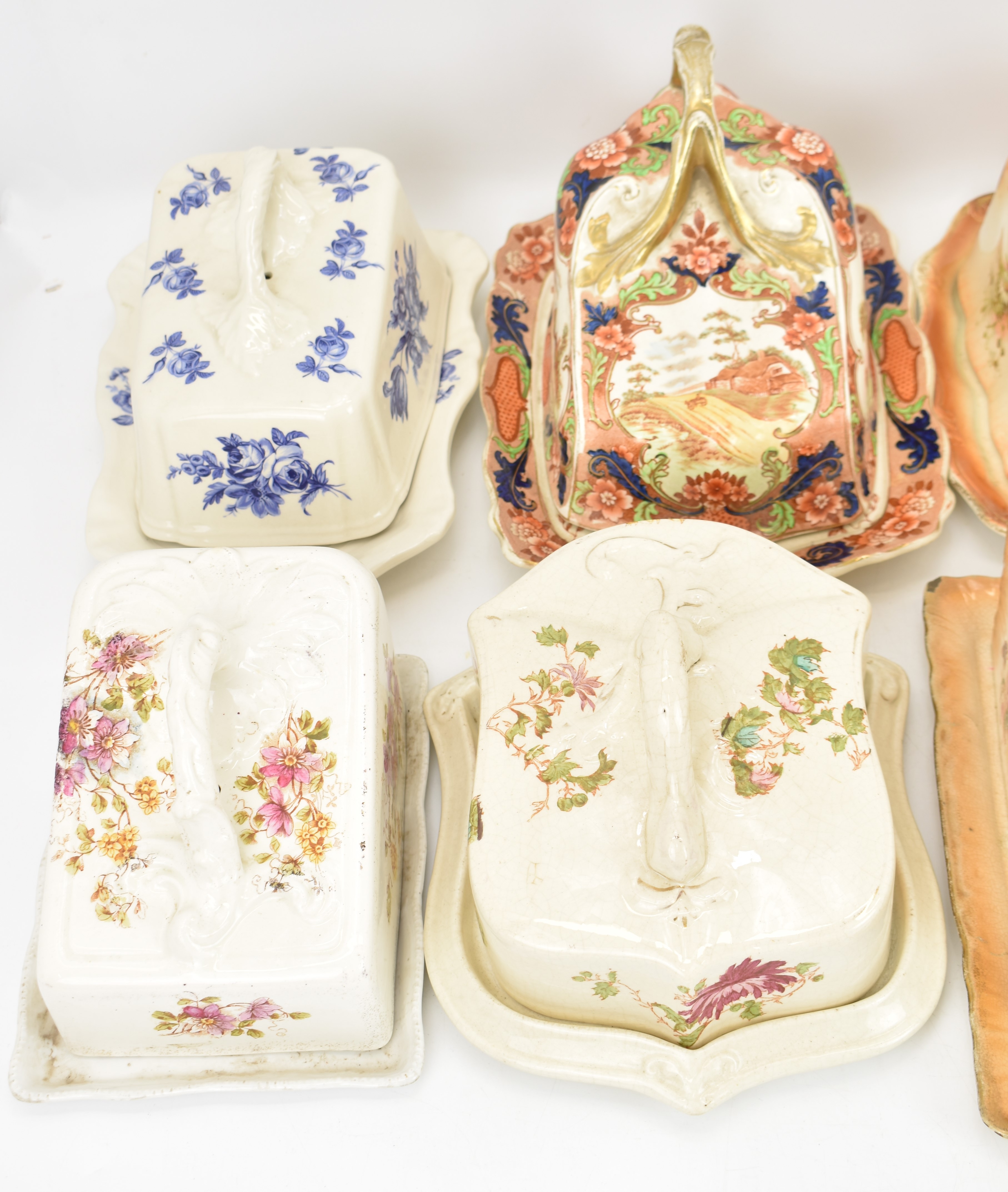 Lot 339 - Ten Victorian and Edwardian cheese dishes