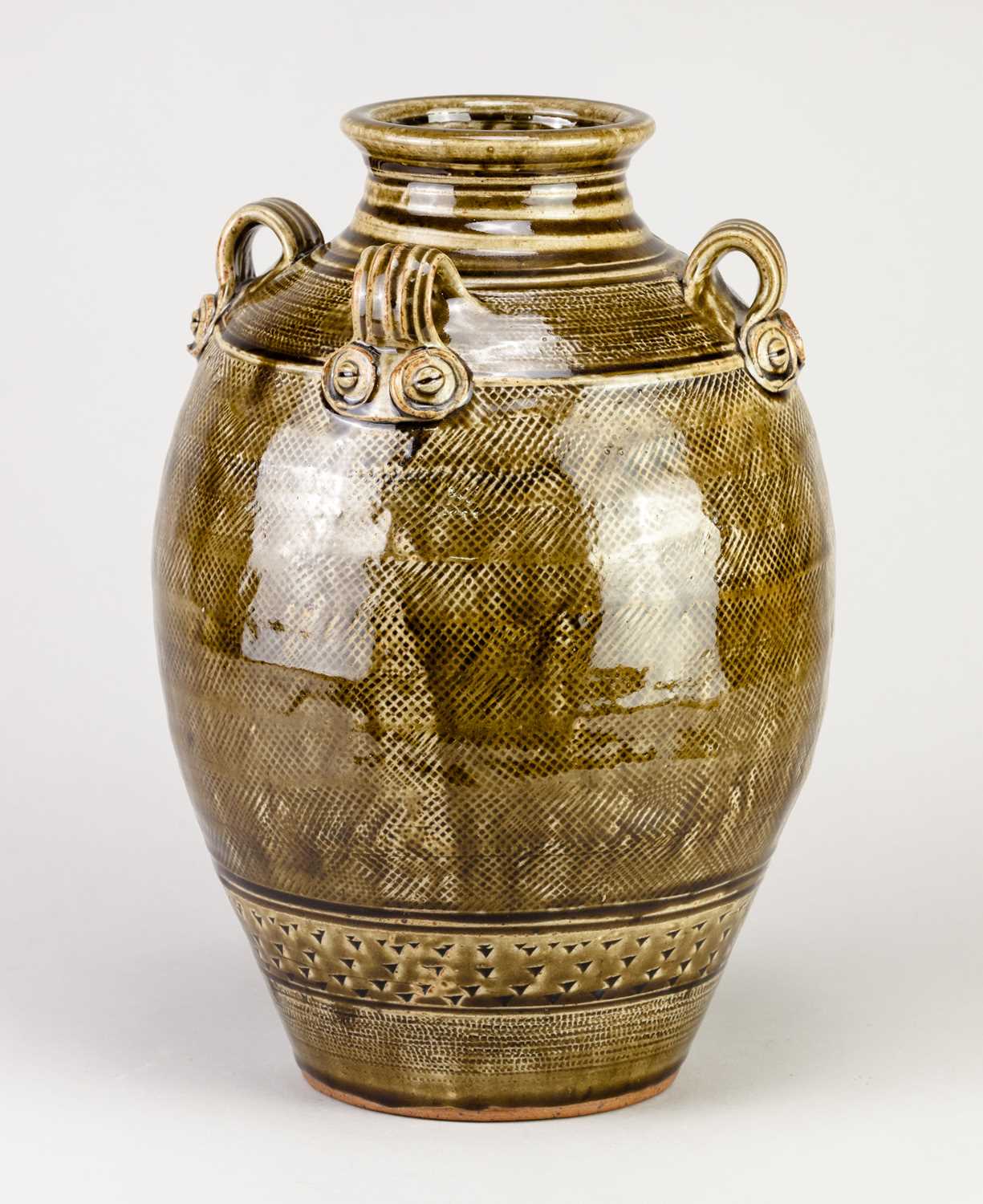 Lot 726 - SULEYMAN SABA (born 1969); a lugged stoneware...