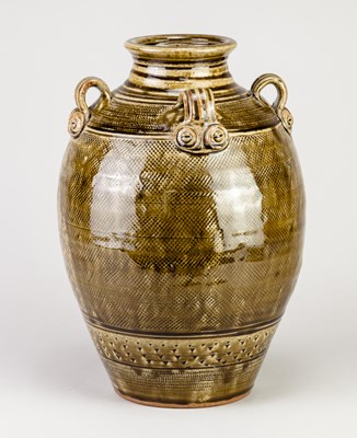 Lot 726 - SULEYMAN SABA (born 1969); a lugged stoneware...