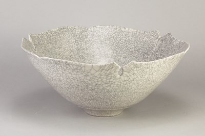 Lot 577 - PETER LANE (born 1932); a porcelain bowl with...