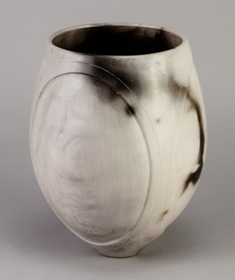 Lot 62 - ANTONIA SALMON (born 1959); a smoke fired and...