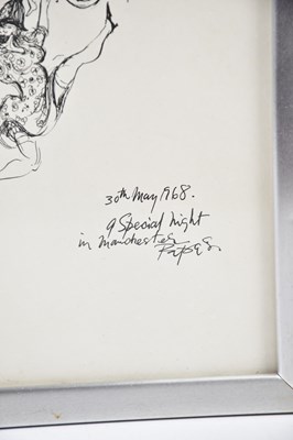 Lot 220 - WILLIAM 'BILL' PAPAS (1927-2000); pen and ink...