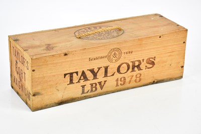 Lot 822 - PORT; a magnum bottle of Taylor's LBV port...