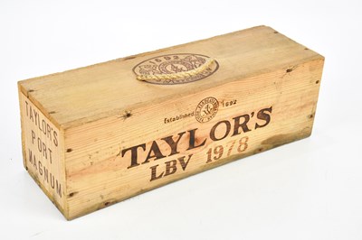 Lot 823 - PORT; a magnum bottle of Taylor's LBV port...