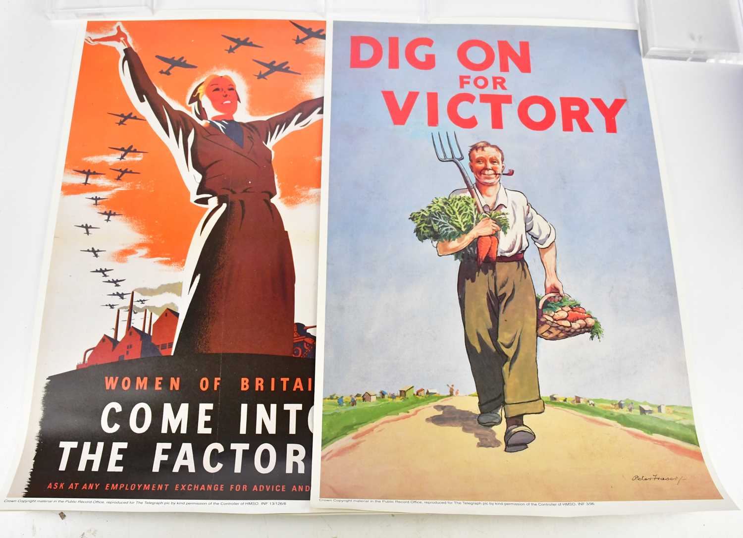 Lot 1490 - A group of six reproduction WWII posters, 76 x...