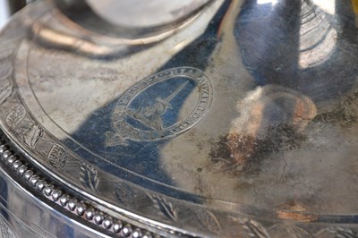 Lot 2051 - EDWARD FARRELL; a George IV hallmarked silver...