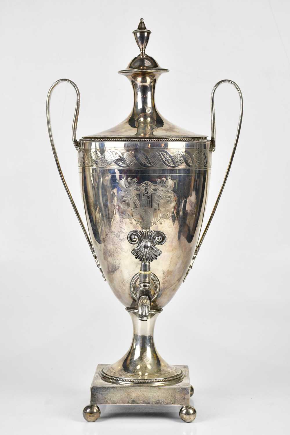 Lot 2051 - EDWARD FARRELL; a George IV hallmarked silver...