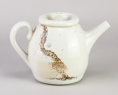 Lot 293 - JACK DOHERTY (born 1948); a porcelain teapot...