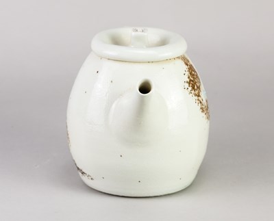 Lot 293 - JACK DOHERTY (born 1948); a porcelain teapot...