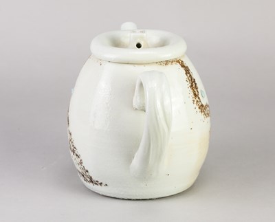 Lot 293 - JACK DOHERTY (born 1948); a porcelain teapot...