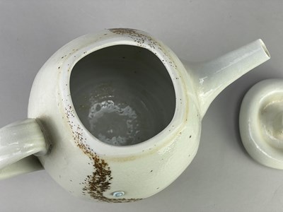 Lot 293 - JACK DOHERTY (born 1948); a porcelain teapot...