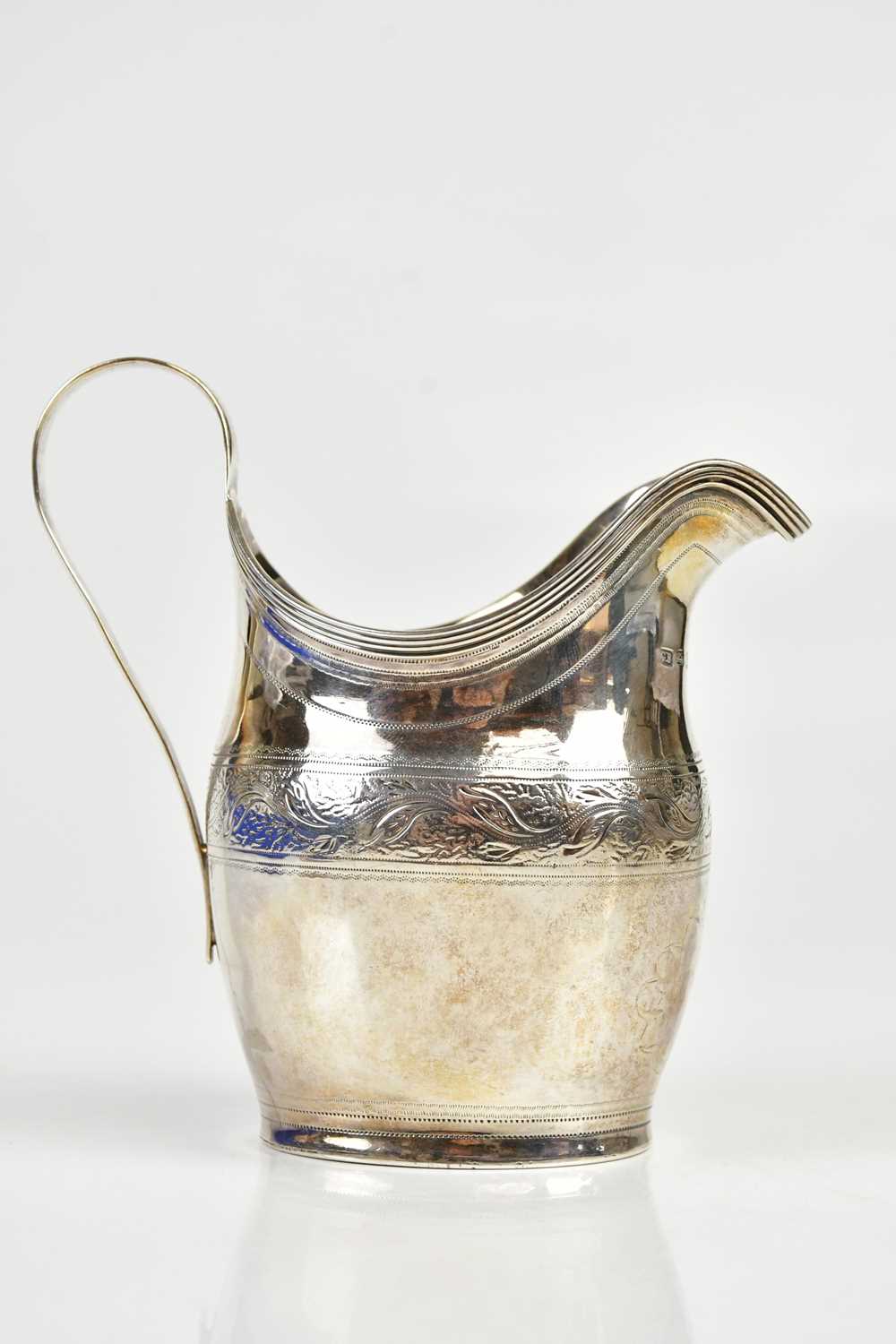 Lot 2188 - GEORGE BURROWS; a Georgian hallmarked silver...