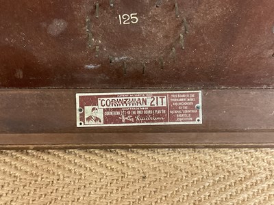 Lot 421 - A Corinthian 21T wooden bagatelle board,...