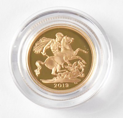 Lot 647 - THE ROYAL MINT; 'The Sovereign 2019 Gold Proof...