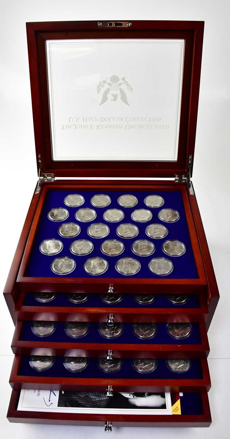 Lot 644 - DANBURY MINT; The John F. Kennedy Uncirculated...