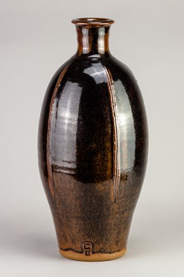 Lot 350 - JIM MALONE (born 1946); a tall stoneware...