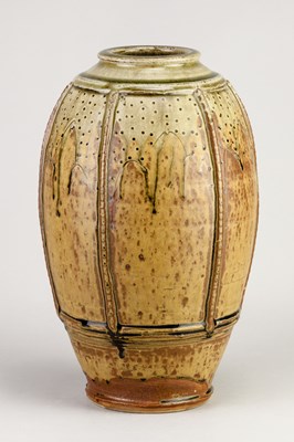 Lot 513 - MIKE DODD (born 1943); a stoneware bottle...