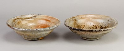 Lot 738 - SVEND BAYER (born 1946); a pair of wood fired...