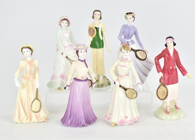 Lot 368 - COALPORT; seven limited edition figurines from...