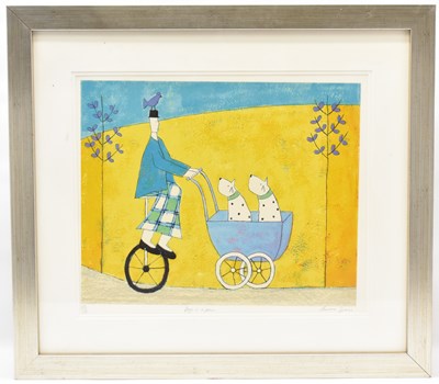 Lot 431 - ANNORA SPENCE; a limited edition print, 'Dogs...