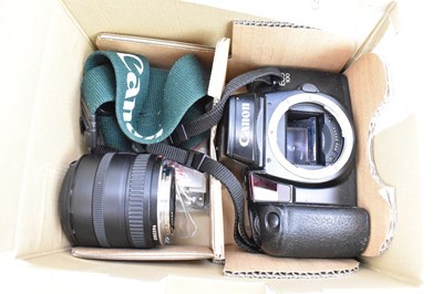 Lot 545 - CANON; four boxed cameras comprising video...