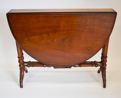Lot 75 - A 19th century mahogany Sutherland oval top...