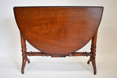 Lot 75 - A 19th century mahogany Sutherland oval top...
