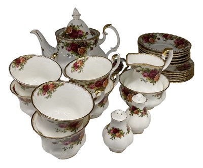 Lot 551 - ROYAL ALBERT; a six setting tea service...