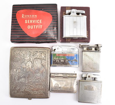 Lot 269 - Four vintage pocket lighters to include Ronson...