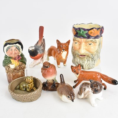 Lot 354 - Mixed decorative ceramics to include Beswick...