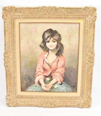 Lot 461 - MARCEL DYF (1899-1985); oil on canvas, 'Jeune...