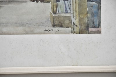 Lot 1648 - ALEXANDER INGLIS; watercolour, ‘The Old School...