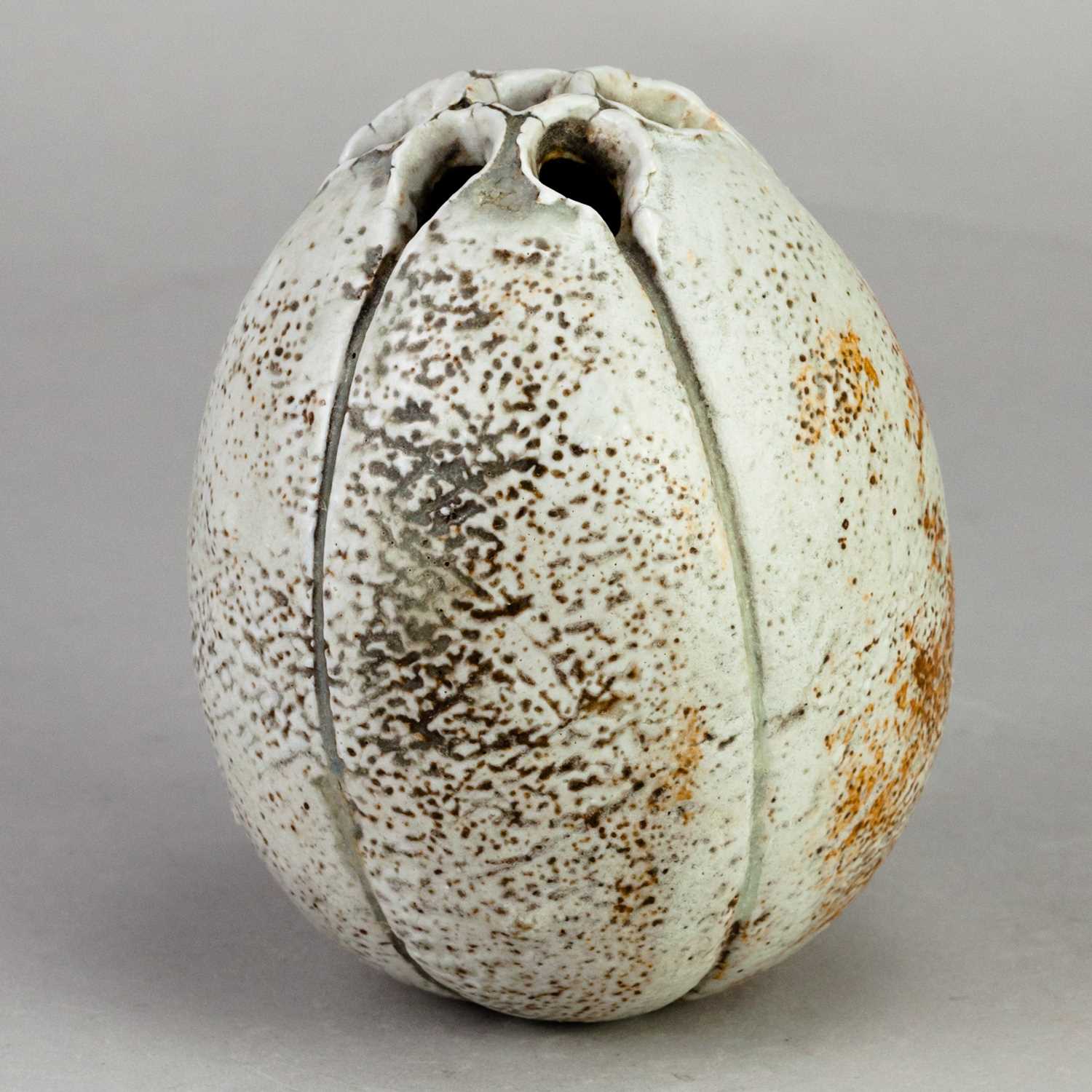 Lot 29 - ALAN WALLWORK (1931- 2019); a stoneware seed...