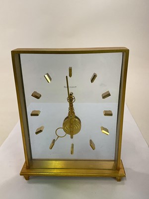 Lot 694 - JAEGER LECOULTRE; a 1960s perspex and...